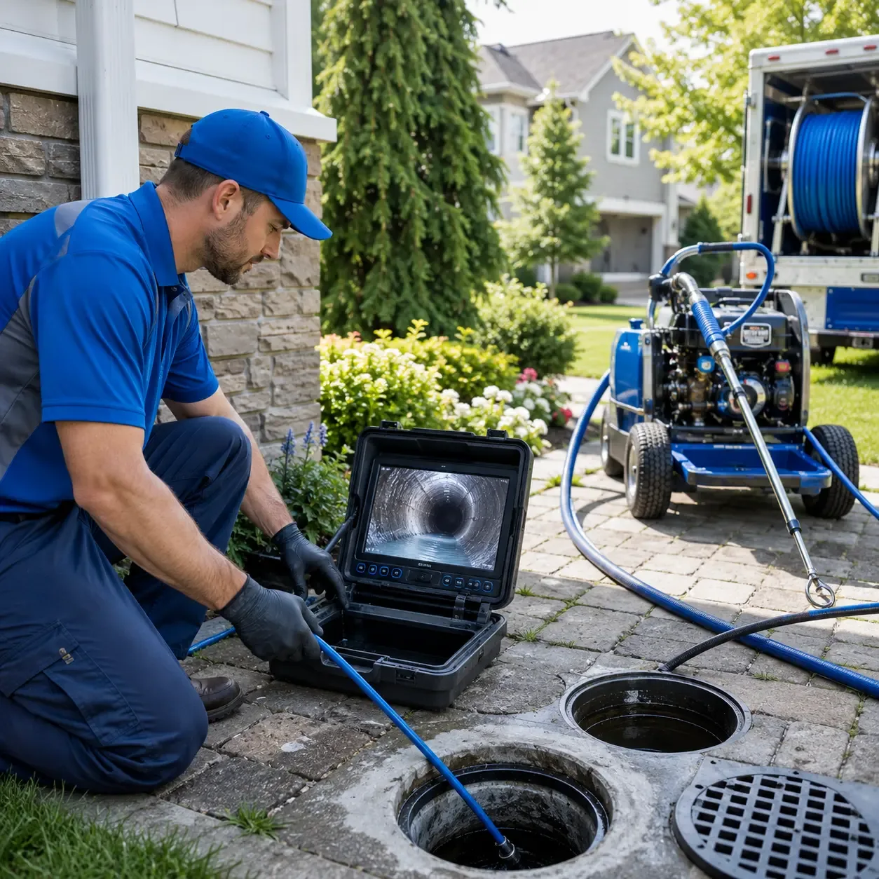 Outdoor drain cleaning professionals serving Eldena, IL